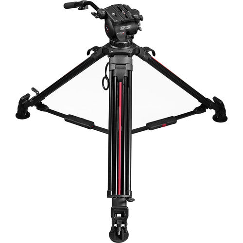 Cartoni Focus HD Smart Deployment System Tripod with Mid-Level Spreader