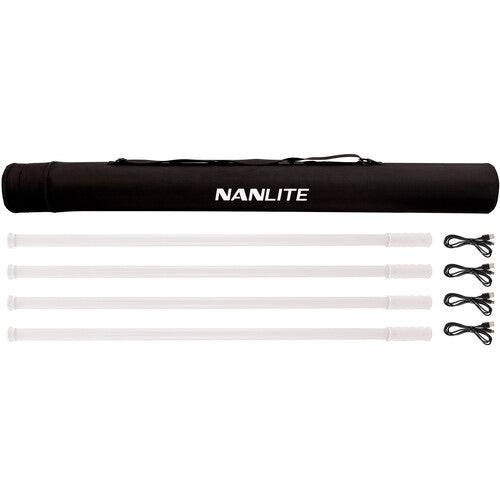 Nanlite PavoTube T8-7X RGB LED Pixel Tube Light (4-Light Kit)